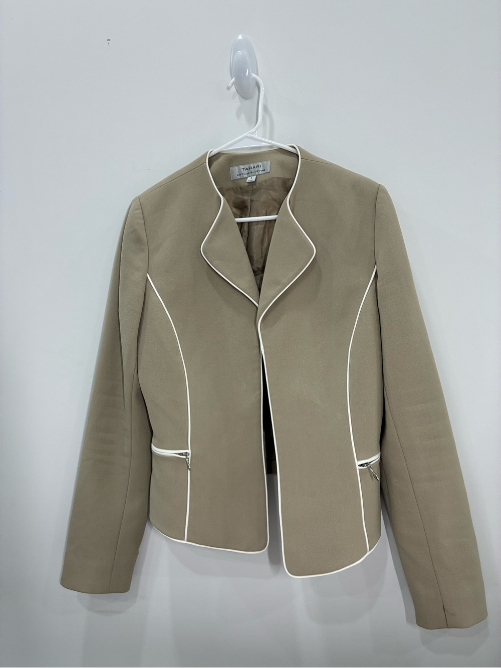 Tahari Beige Jacket